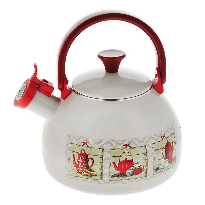 Чайник со свистком 2,75 л Кофейная кантата