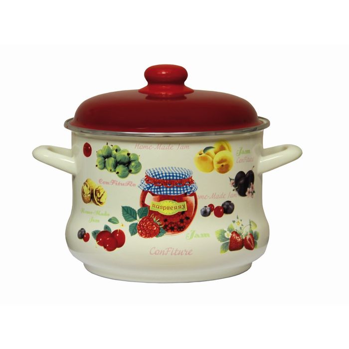 Кастрюля с металлической крышкой 5 л Варенье