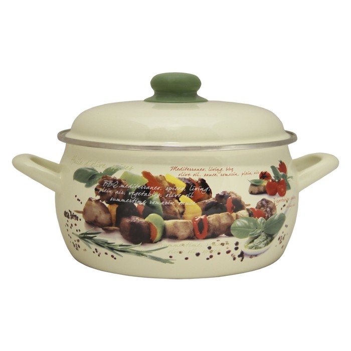 Кастрюля с металлической крышкой 5,3 л Пикник