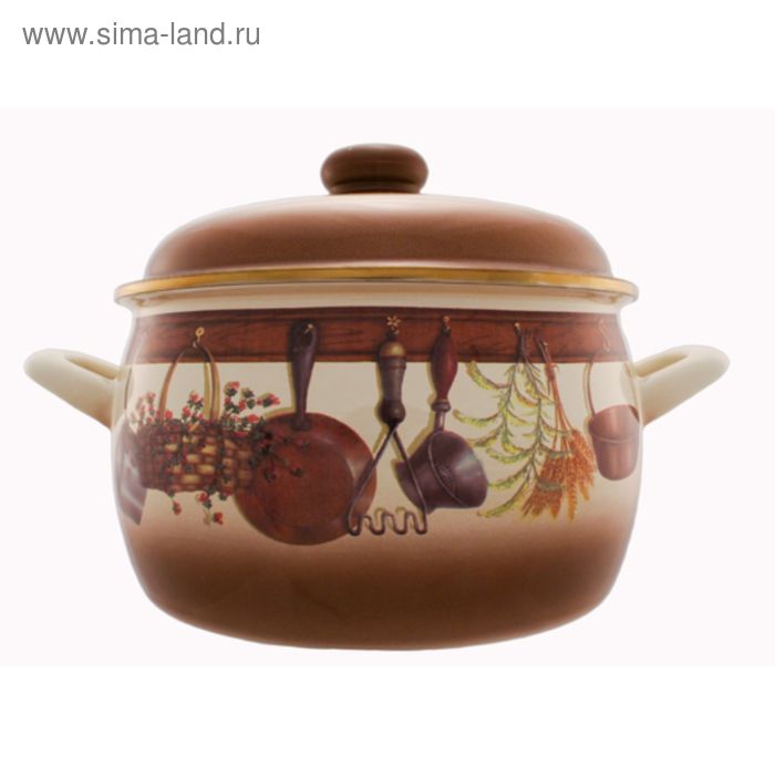 

Кастрюля с металлической крышкой «Кухня», 7,5 л