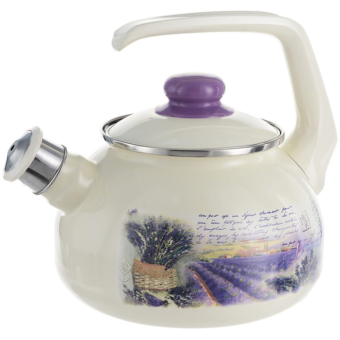 Чайник со свистком 2,5 л Лаванда