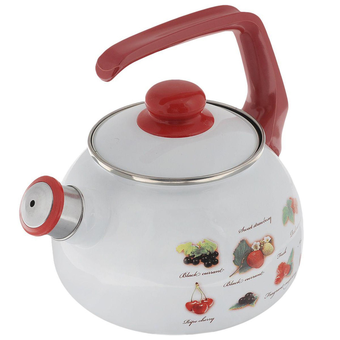 Чайник со свистком 2,5 л Ягоды