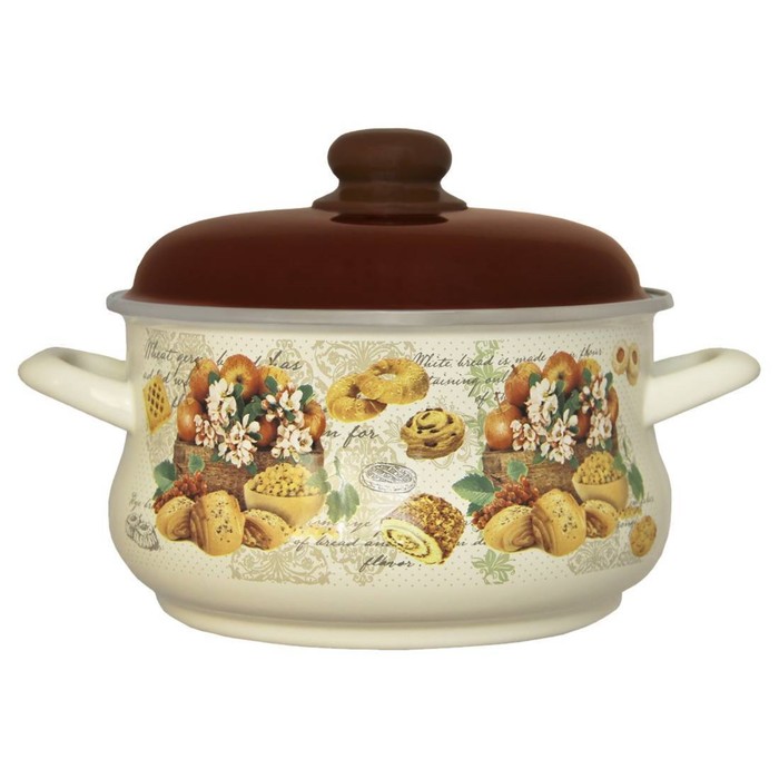 Кастрюля с металлической крышкой 2 л Сластена