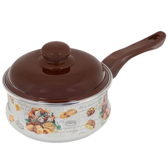 Ковш с металлической крышкой 1,5 л Сластена