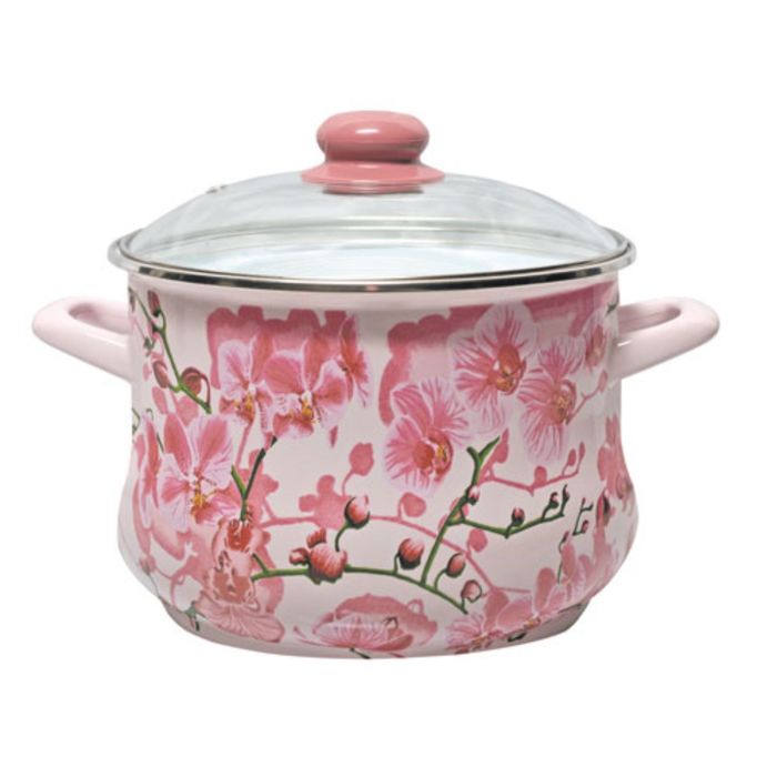 Кастрюля со стеклянной крышкой 5 л Сакура