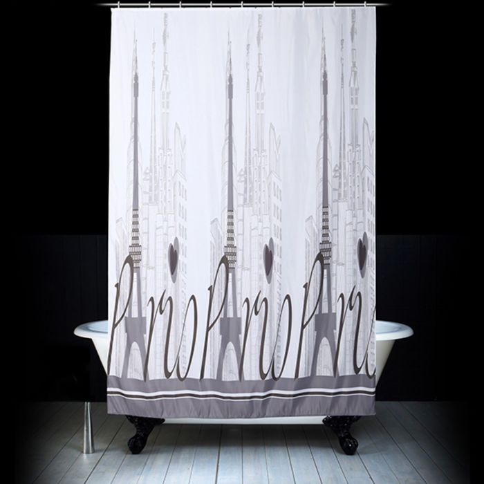 Штора для ванной 180х200 см, "Париж"