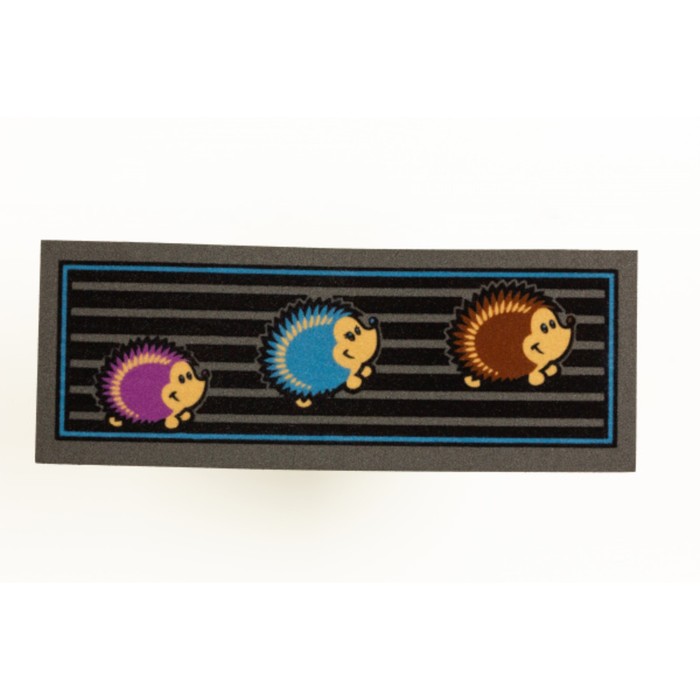 Коврик придверный, 25х68 см, Format Classic, 21534 Ежики