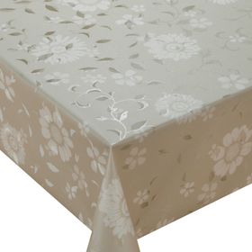 

Клеёнка столовая Meiwa, 140 см, рулон 20 пог. м., цвет кремовый