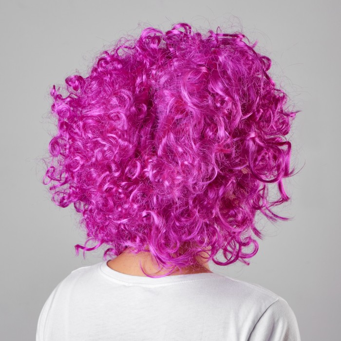 Карнавальный парик «Объёмный», цвет фиолетовый, 120 г