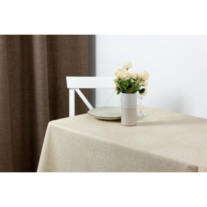 Клеенка столовая "ALBA", 140 см, рулон 20 п.м., 0107077 Белла