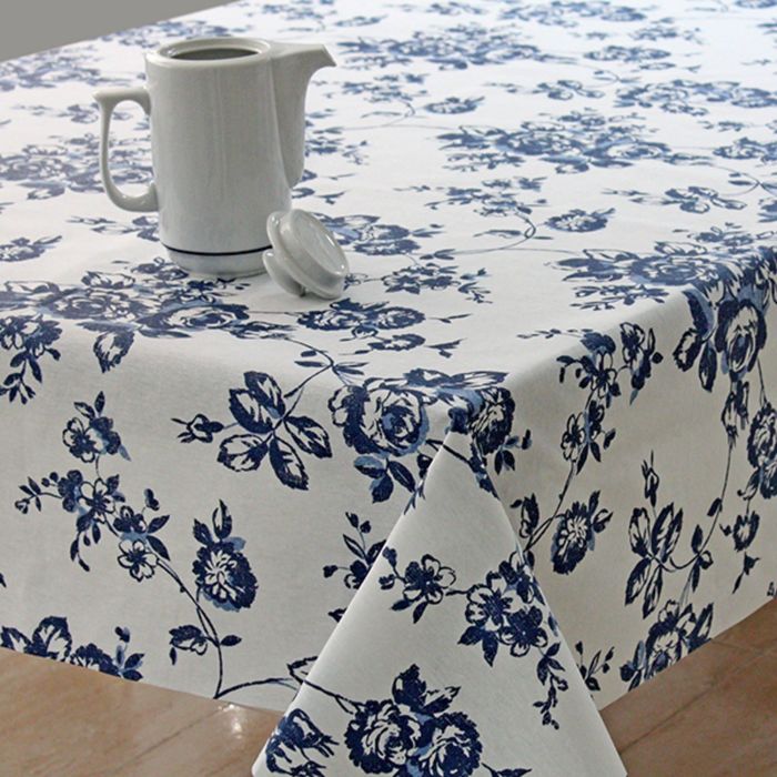 Клеенка столовая "ALBA", 140 см, рулон 20 п.м., 0119063 Гжель