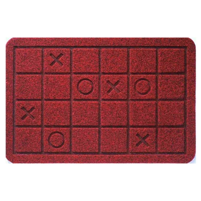 Коврик придверный Primavera OXO, 40х60 см, красный