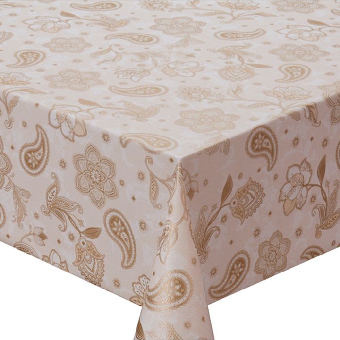 Клеенка столовая "Meiwa" AL-252 WH, 137 см, рулон 20 п.м., белый