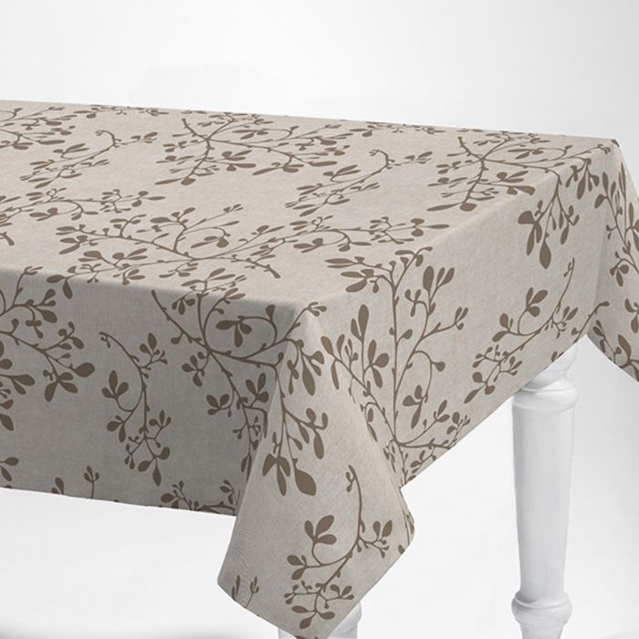 Клеенка столовая, ширина 140 см "Valencia. Ветви", рулон 20 м