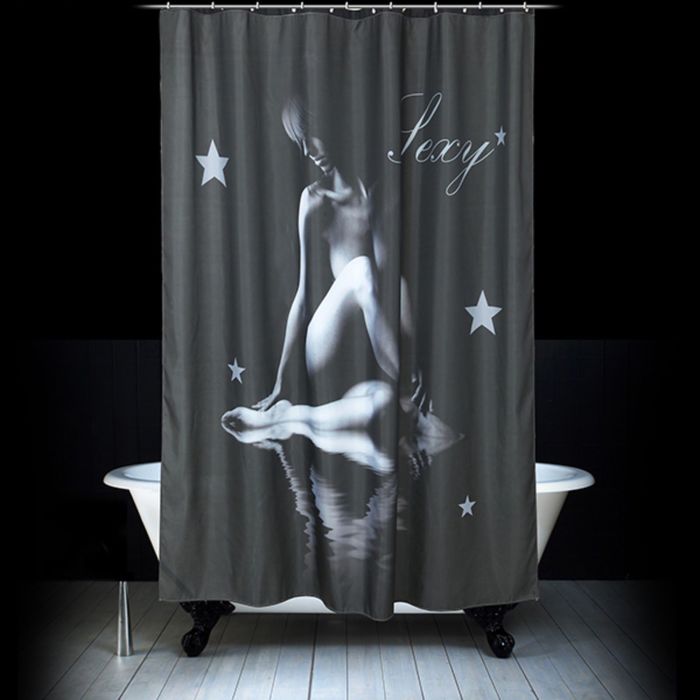 Штора для ванной 180х200 см, "Ночь"