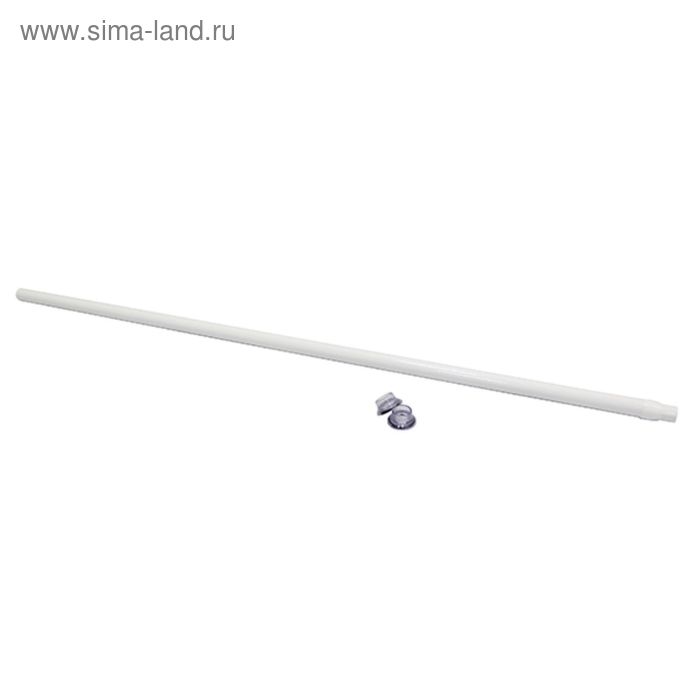 Штанга для шторы в ванную, 125 х 220, белый