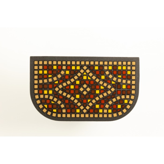 Коврик придверный, 40х68 см, Format Tour, 20674 Мозаика (коричн)