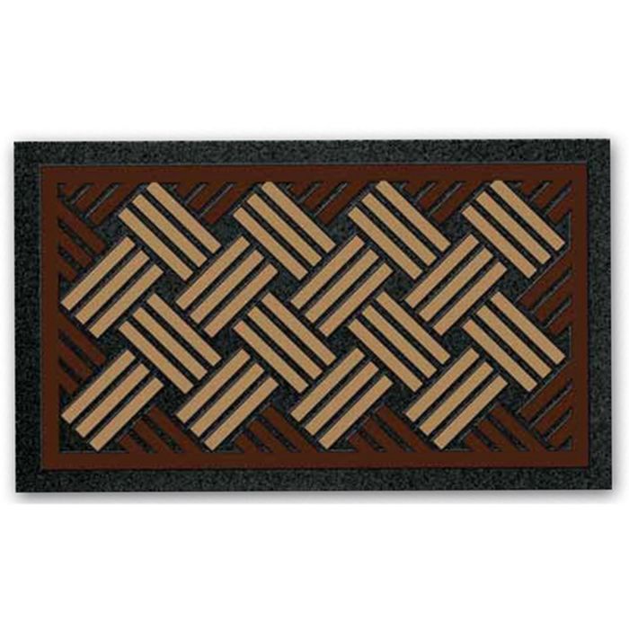 Коврик придверный, 40х68 см, Format Classic, 20135 Соломка (коричн)