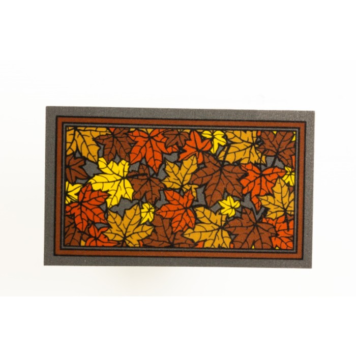 Коврик придверный, 40х68 см, Format Classic, 21010 Листья