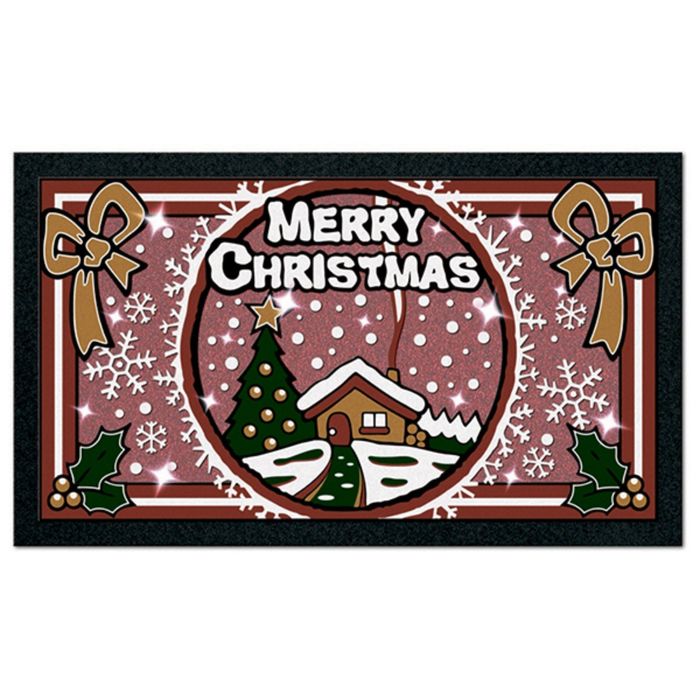 Коврик придверный, 40х68 см, Format Glitter, 21103 Рождество