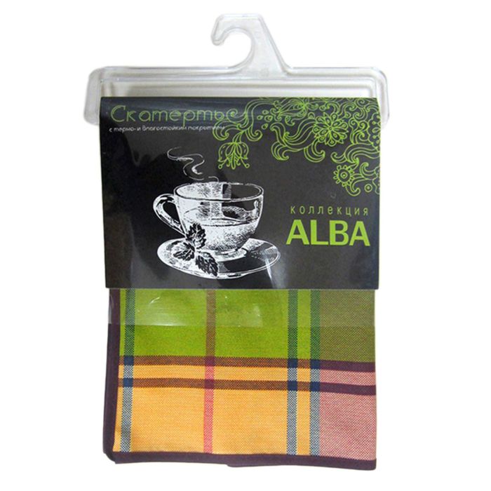 Скатерть "ALBA" Кантри, 120х140 см, зеленый