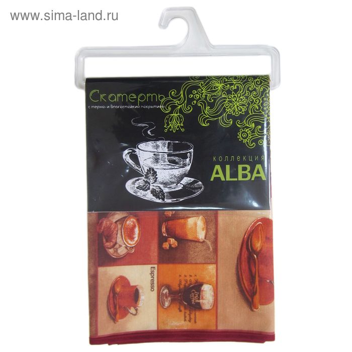 

Скатерть "ALBA" Капучино 120х140 см