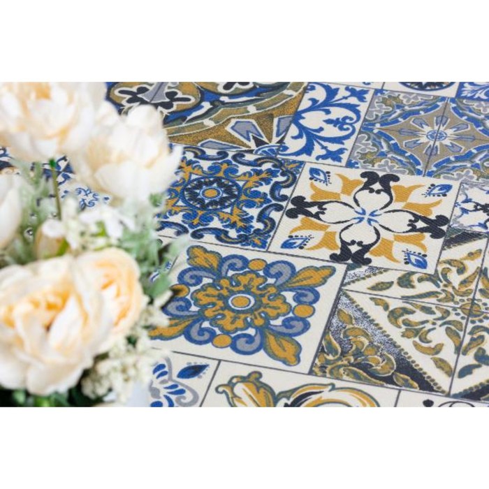 

Скатерть "ALBA" Мозаика, 120х140 см, синий