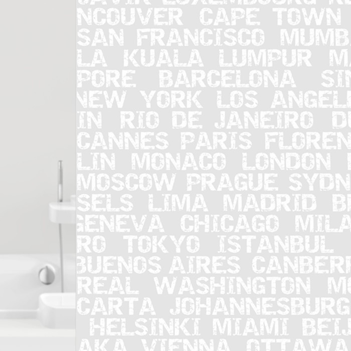 Штора для ванной City, 180х200 см