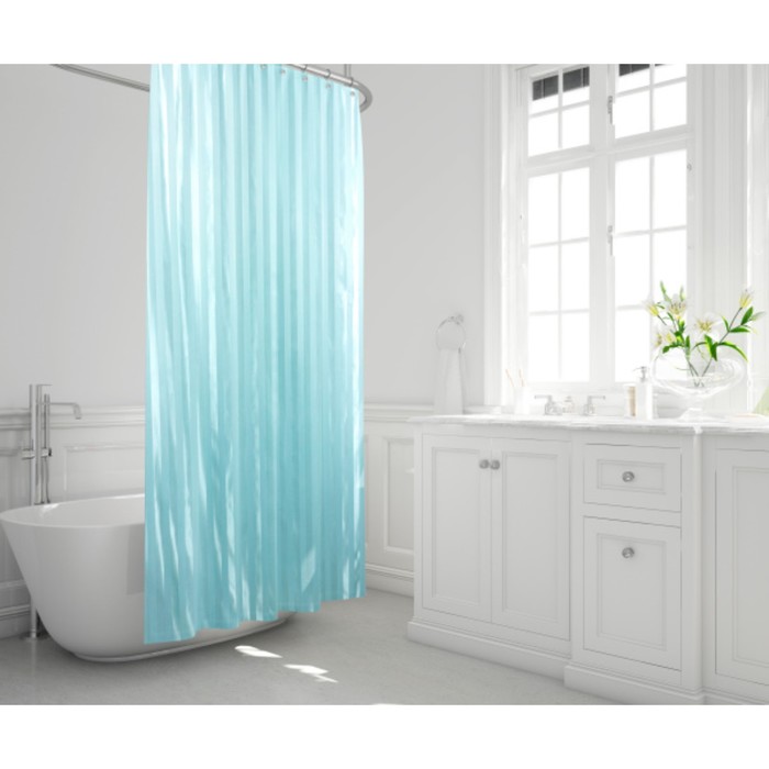 Штора для ванной Rigone, 180 х 200 см, цвет зелёный штора для ванной 180 х 200 kemer beach цвет голубой