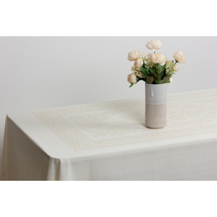 Скатерть Ажурная "Imperial", 140х200 см, бежевый