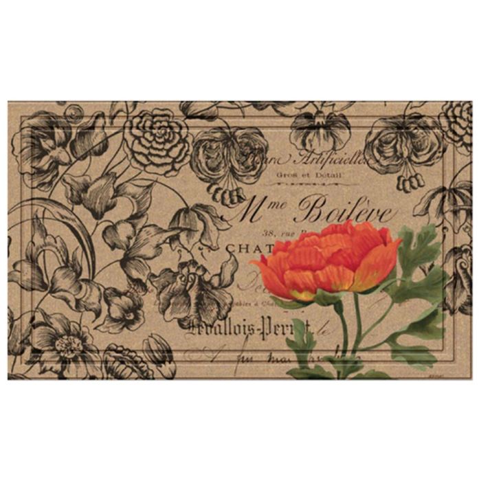 Коврик влаговпитывающий Vintage Floral Peony 45х76 см