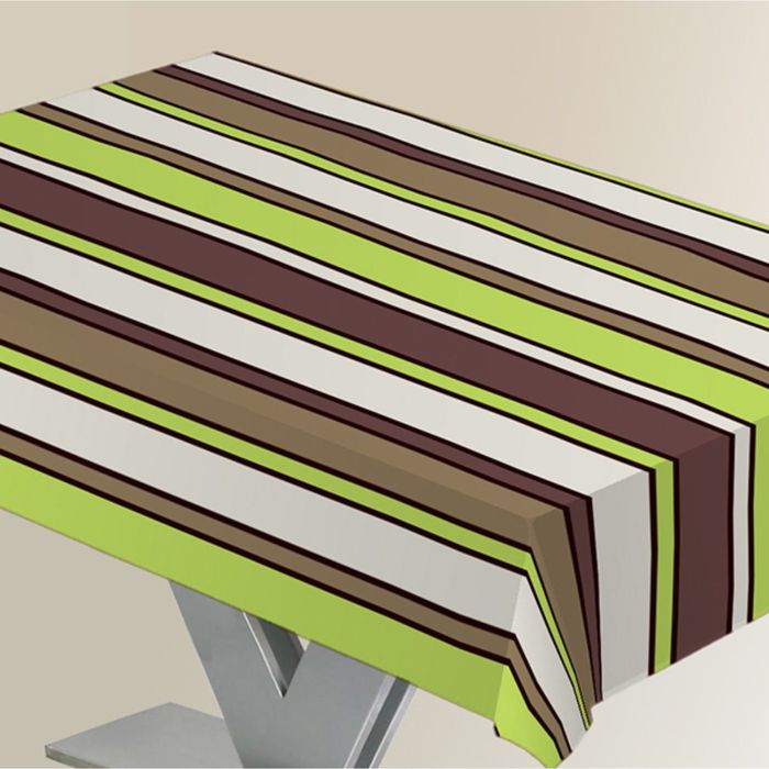 Скатерть "ALBA" Линии, 140х180 см, зеленый