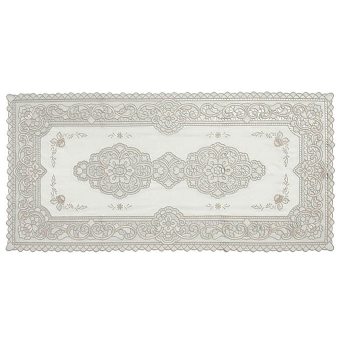 Салфетка "Ажурная" Arabesque, 40х84 см, бежевый