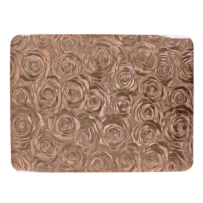 Салфетка на стол "Роза" кофе, 30х40 см