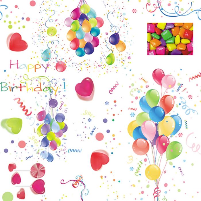 Клеенка столовая "Глянец", 140 см, рулон 20 п.м., Праздник, 3631