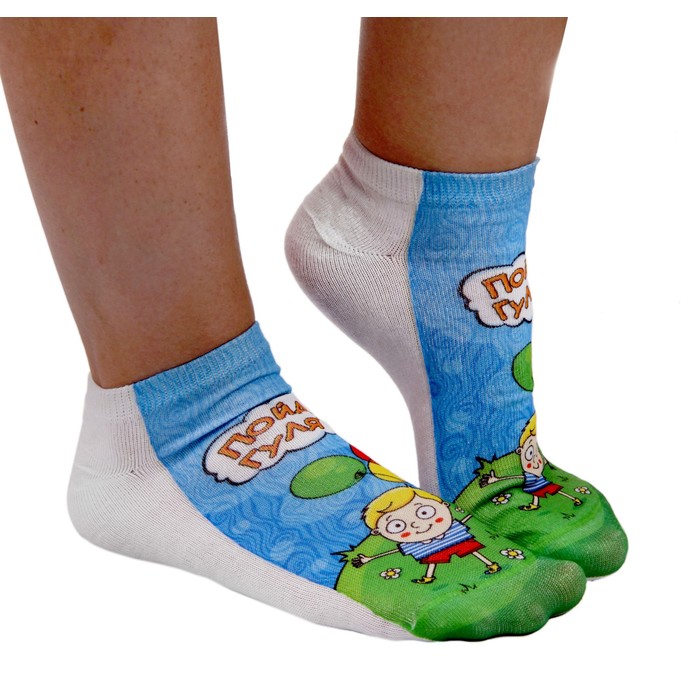 Носки "Пойдем гулять", р-р 10-14 (1-3г.)