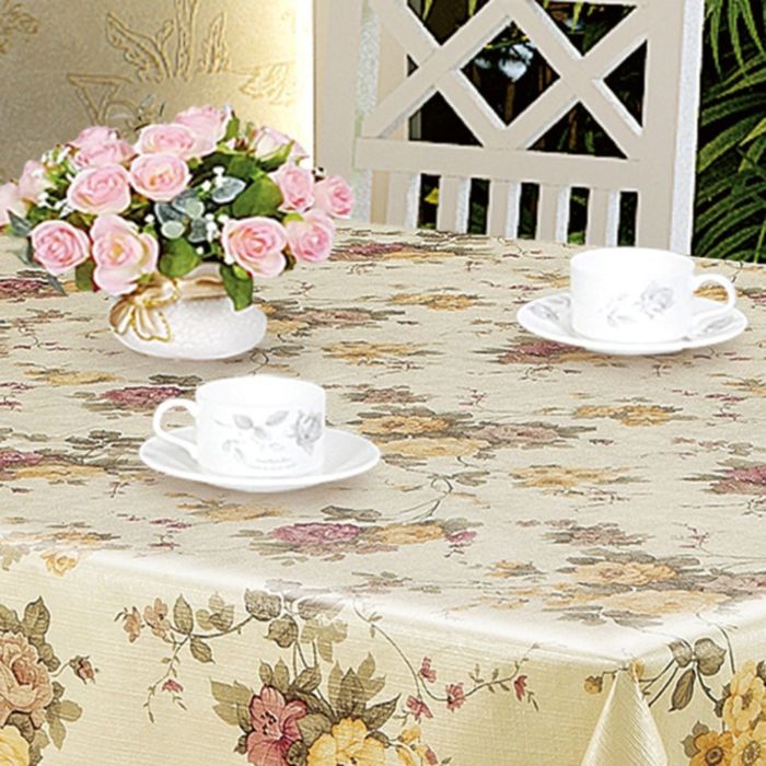 Клеенка столовая "Донна Роза", 137 см, рулон 20 п.м., 0018-8, Букет