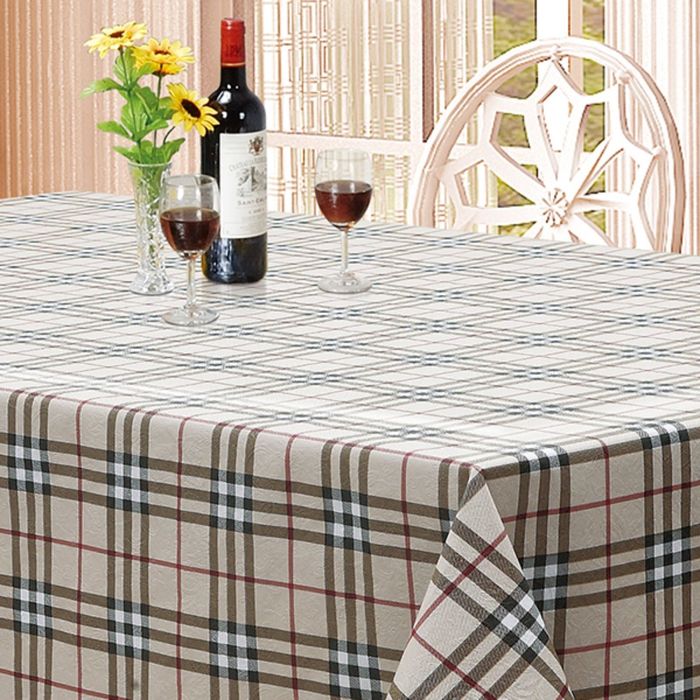 Клеенка столовая "Донна Роза", 137 см, рулон 20 п.м., 0356-3В, Клетка