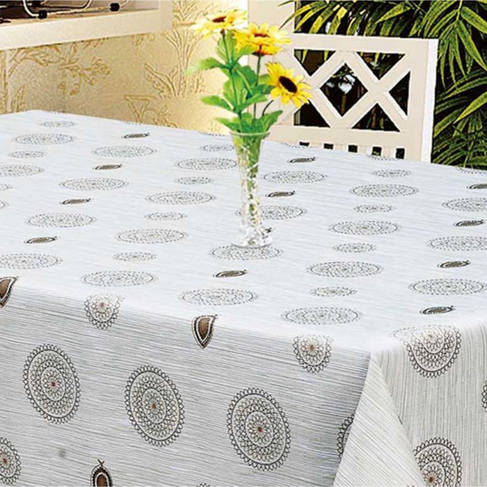 Клеенка столовая "Донна Роза", 137 см, рулон 20 п.м., 0399-2В, Дождь