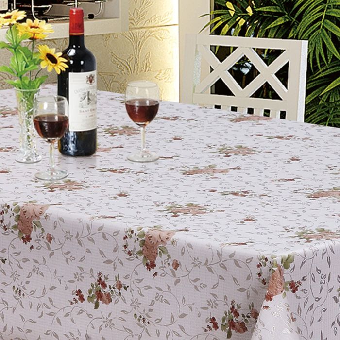 Клеенка столовая "Донна Роза", 137 см, рулон 20 п.м., 0401-2, Розы