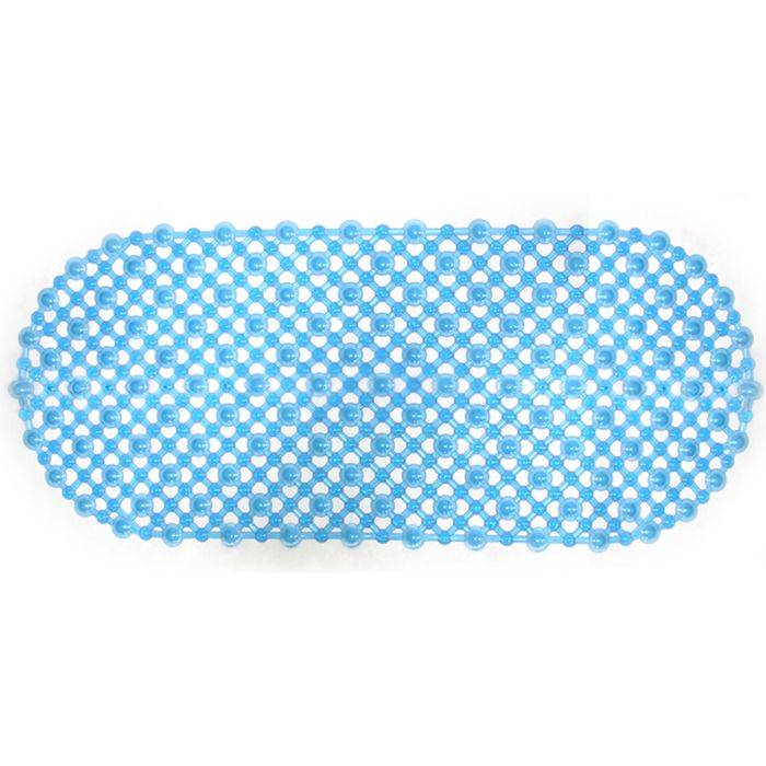 Коврик кружевной 88х38 см, голубой