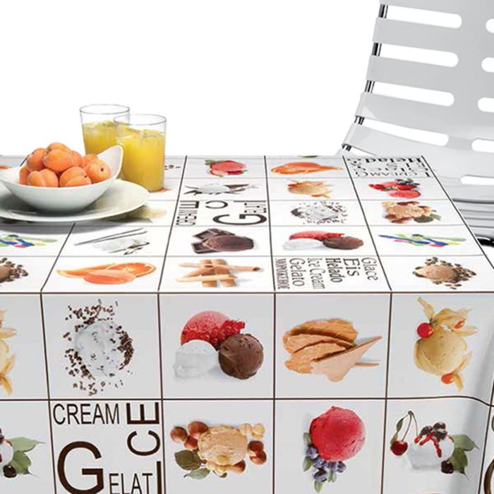 Клеенка столовая Photoprint 140 см, рулон 20 п.м., 707 Мороженое