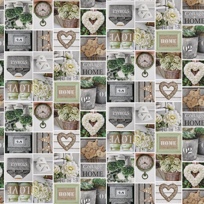 Клеенка столовая, ширина 140 см "Wondertex. Фирменный", рулон 20 м