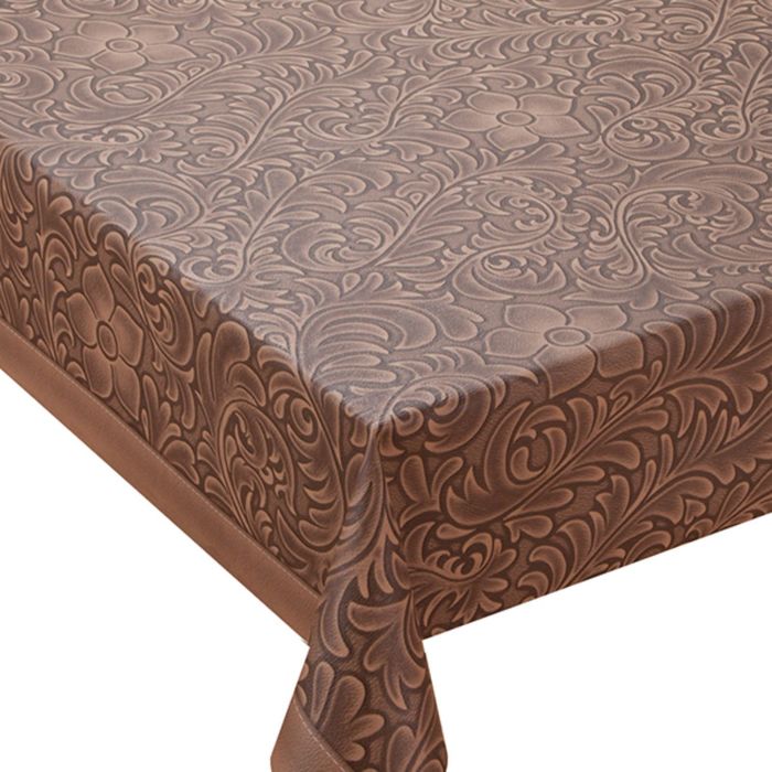 Клеенка столовая "Meiwa" AL-240 BE, 137 см, рулон 20 п.м., бежевый