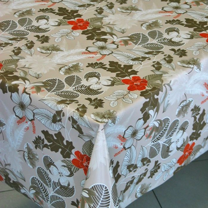 Клеенка столовая Chic &amp; Charme 140 см, рулон 20 п.м., "Цветник"