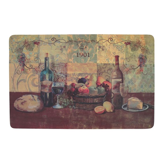 Коврик на кухню Wine, Fruit and Cheese 56x86 см