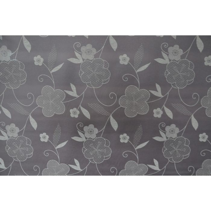 Клеенка столовая "Q-Tex", 140 см, рулон 20 п.м., 35 240 Натали серая