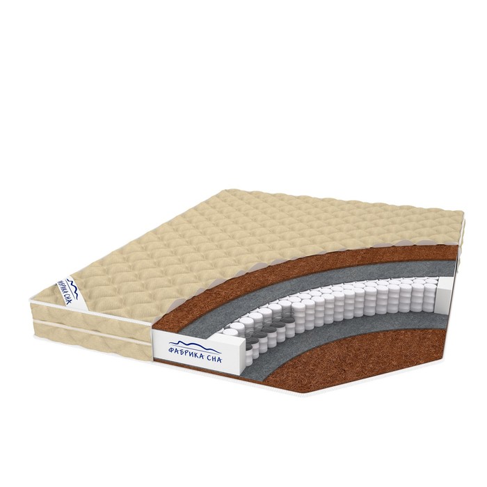 Матрас "Квенсел лайт", размер 140х200 см, высота 17 см, жаккард