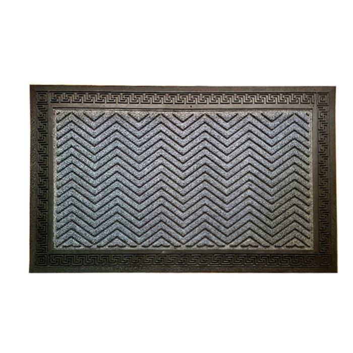 Коврик влаговпитывающий 40х60 см, зигзаг серый
