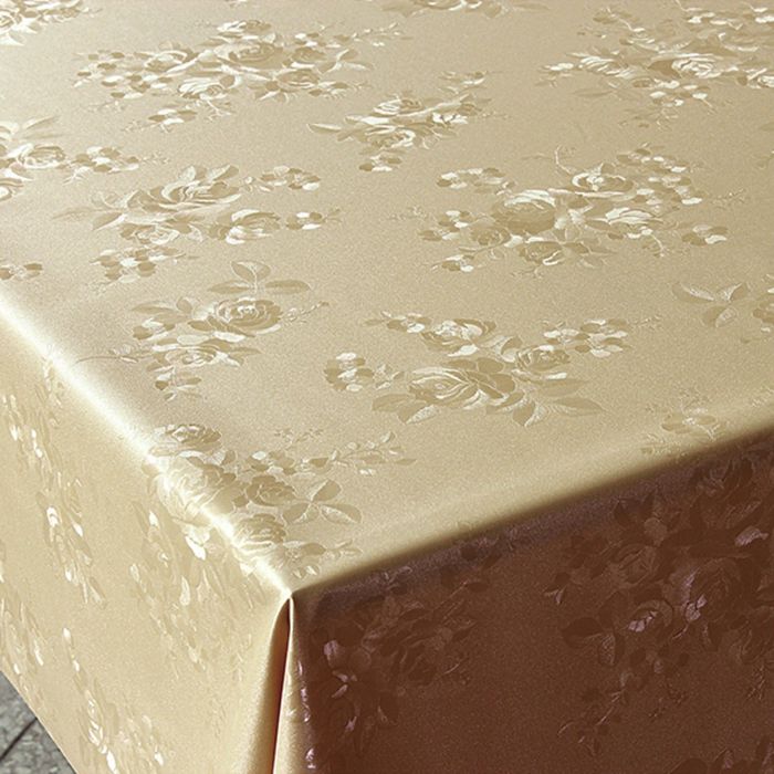 Клеенка столовая "Афина", 137 см, рулон 20 п.м., 175-Z03, бежевый